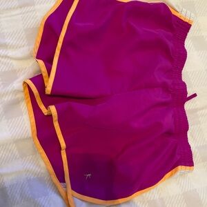 Danskin Now Women's Athletic Shorts - Purple and Orange